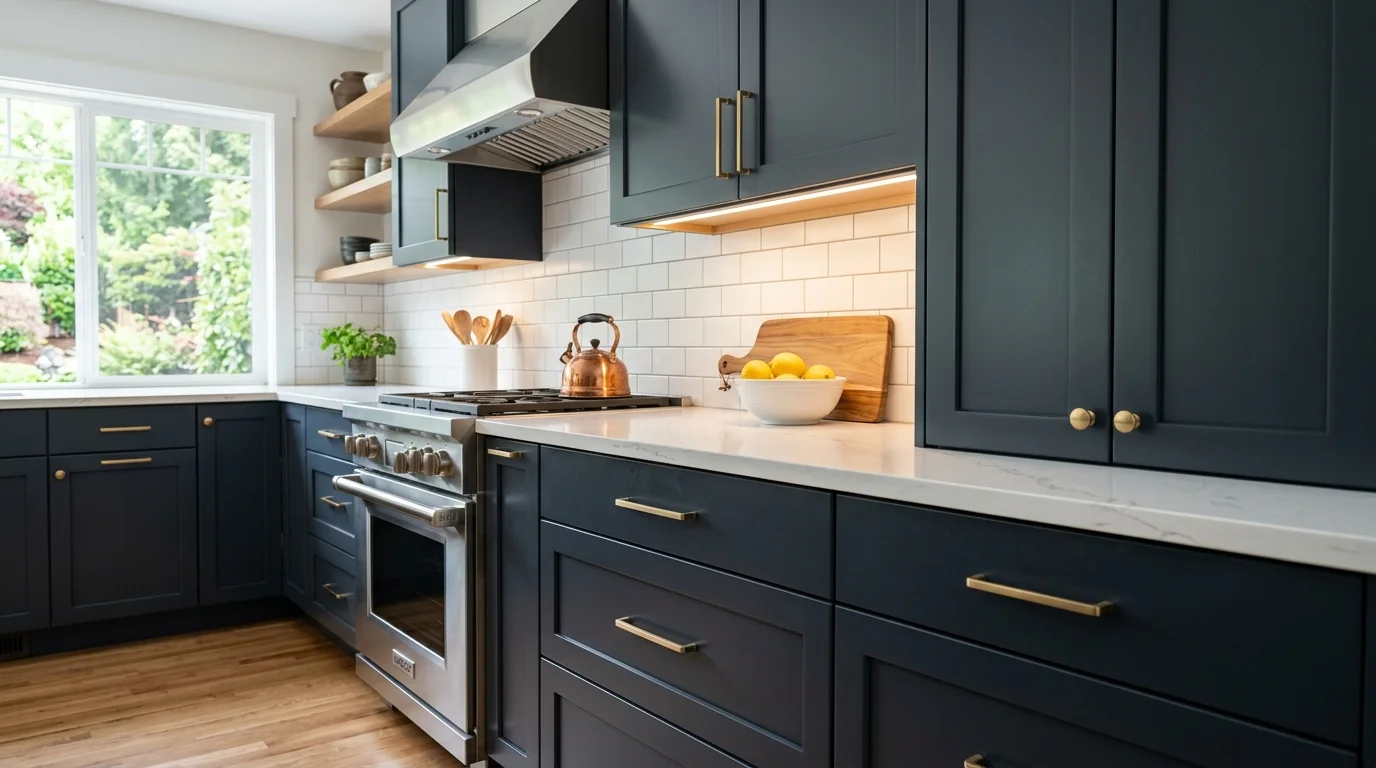 Refinished cabinets